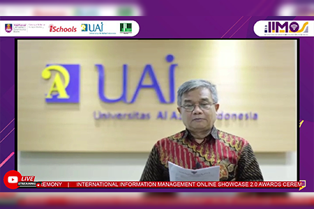 “IIMOS 2021 Is Very Useful, As The Showcase Inspire Creativity And Innovative Ideas To Students From Various Background” Conveyed Rector Of UAI In IIMOS 2021 Closing Event