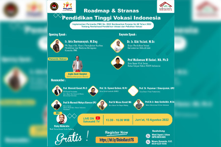 Bangun SDM Berkualitas Melalui Diskusi Interaktif: Roadmap & Stranas Pendidikan Tinggi Vokasi Indonesia