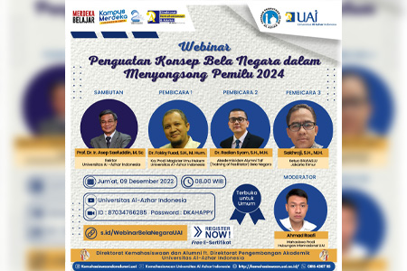 Webinar Bela Negara Universitas Al Azhar Indonesia 2022