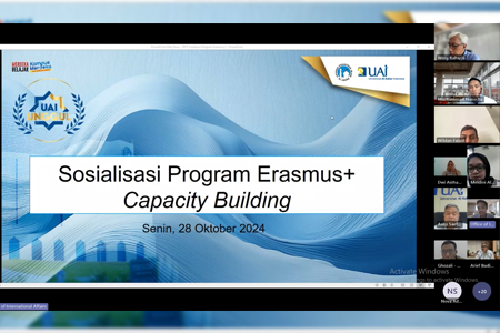 UAI Tingkatkan Internasionalisasi Kampus melalui Sosialisasi Program Erasmus+ 