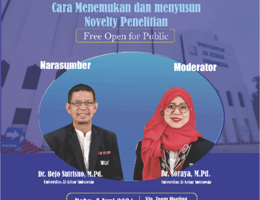 Webinar UAI: Kupas Tuntas Cara Menemukan dan Menyusun Novelty Penelitian, Ratusan Peserta Antusias Ikuti Diskusi Ilmiah 