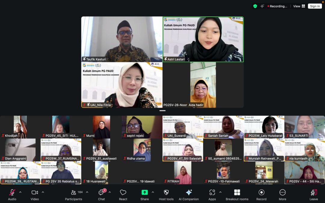 Kuliah Umum PG PAUD UAI: Pentingnya Peningkatan Kompetensi Guru dalam Mewujudkan Pendidikan Bermutu