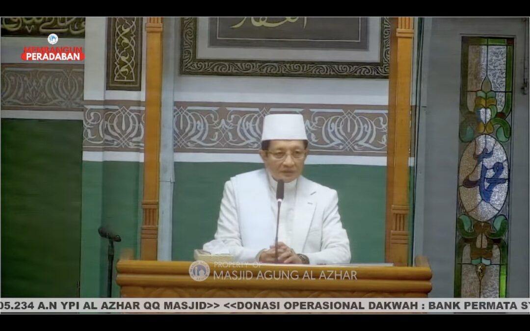 Menteri Agama RI Sampaikan Tausiyah Tarawih di Masjid Agung Al Azhar