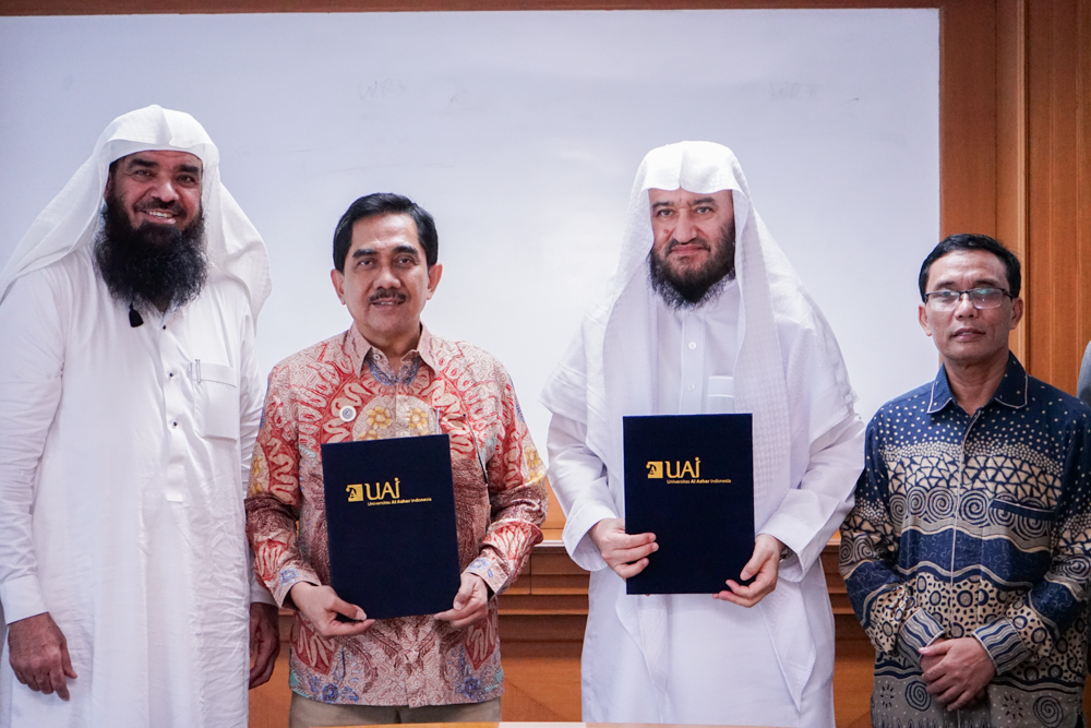 Penjajakan Kerjasama UAI dan Aljouna Law Firm, Rektor UAI Antusias Sambut Rencana Pengelolaan Wakaf di Kampus