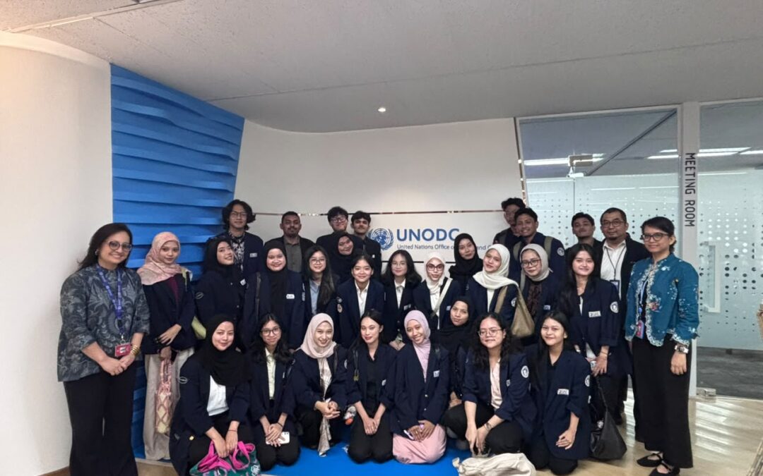 Student Visit ke UNODC Indonesia, Mahasiswa HI UAI Perluas Wawasan tentang Kejahatan Transnasional