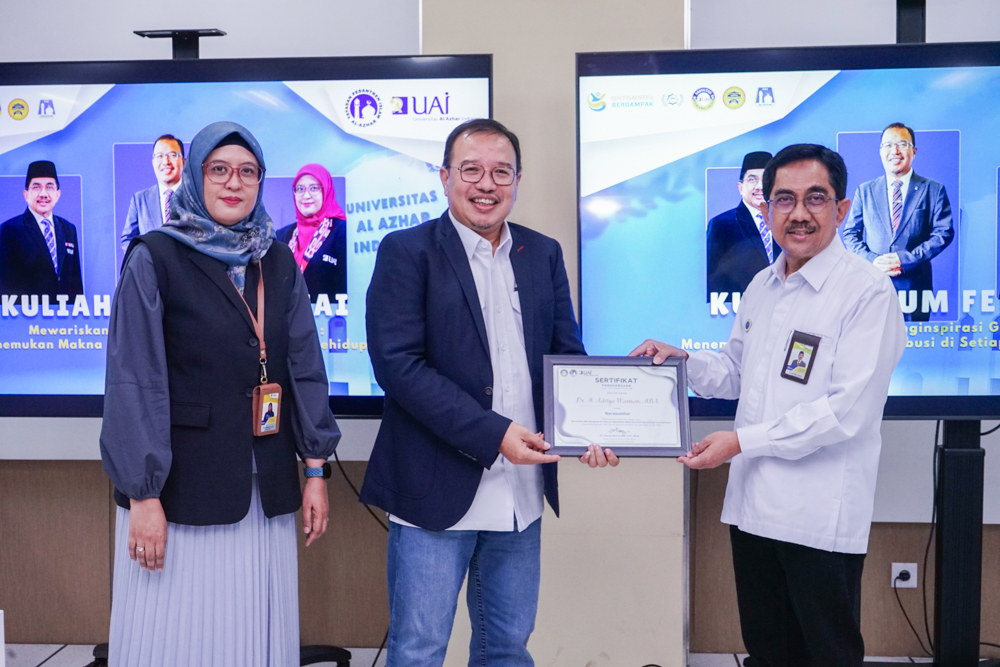 Kuliah Umum FEB UAI Bersama Aditya Warman: Mewariskan Nilai, Menginspirasi Generasi