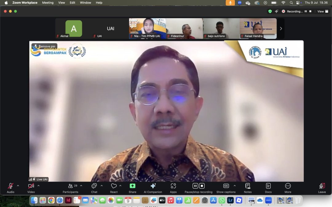 Melalui Webinar, UAI Bekali Mahasiswa Indonesia di Mesir Hadapi Transisi Studi dan Karier di Tanah Air
