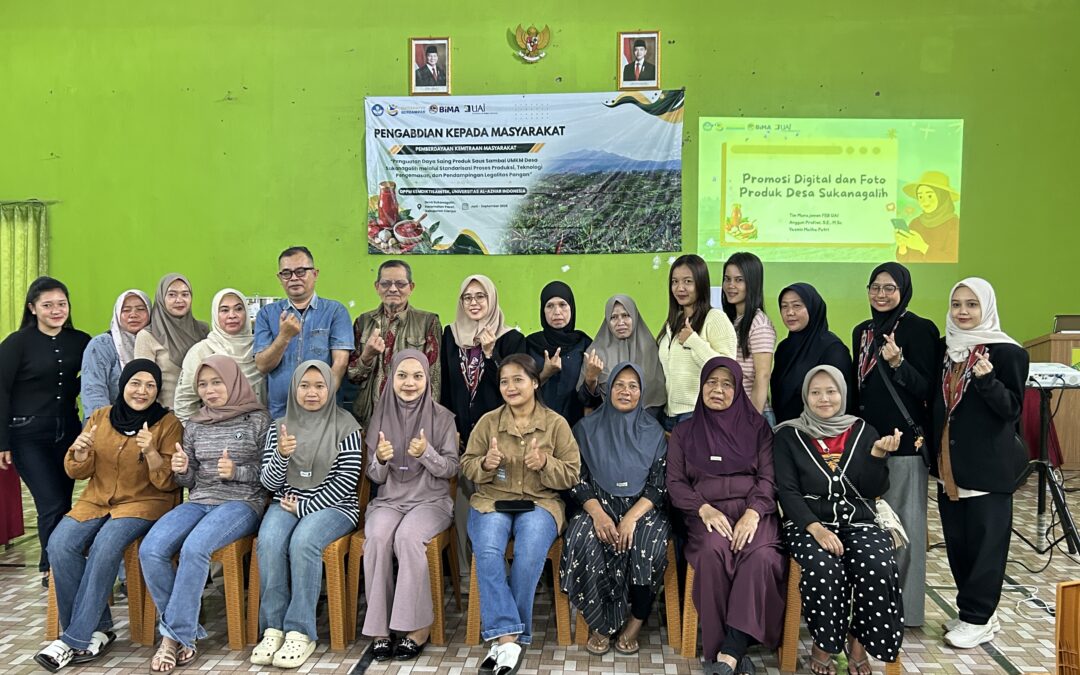 Universitas Al-Azhar Indonesia Dorong Petani Cibeureum Naik Kelas Lewat Produksi Saus Sambal