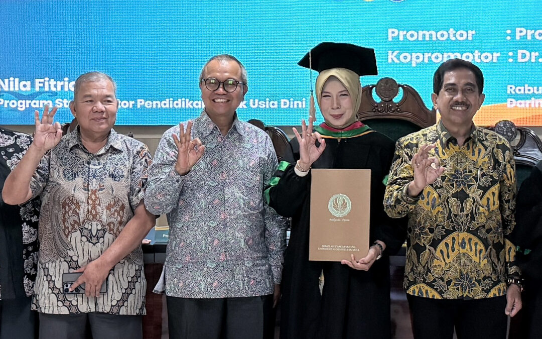 Kembangkan Model Pengembangan Profesional Guru PAUD Berbasis Media Digital BASIRU, Kaprodi PG PAUD UAI Raih Gelar Doktor