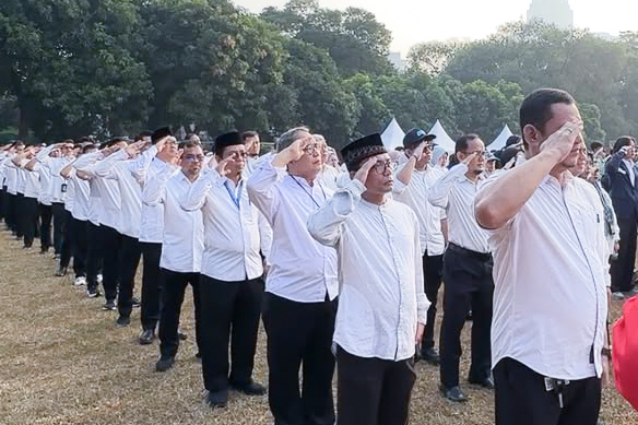 Semangat Kemerdekaan Satukan Sivitas UAI dalam Upacara HUT ke-81 RI