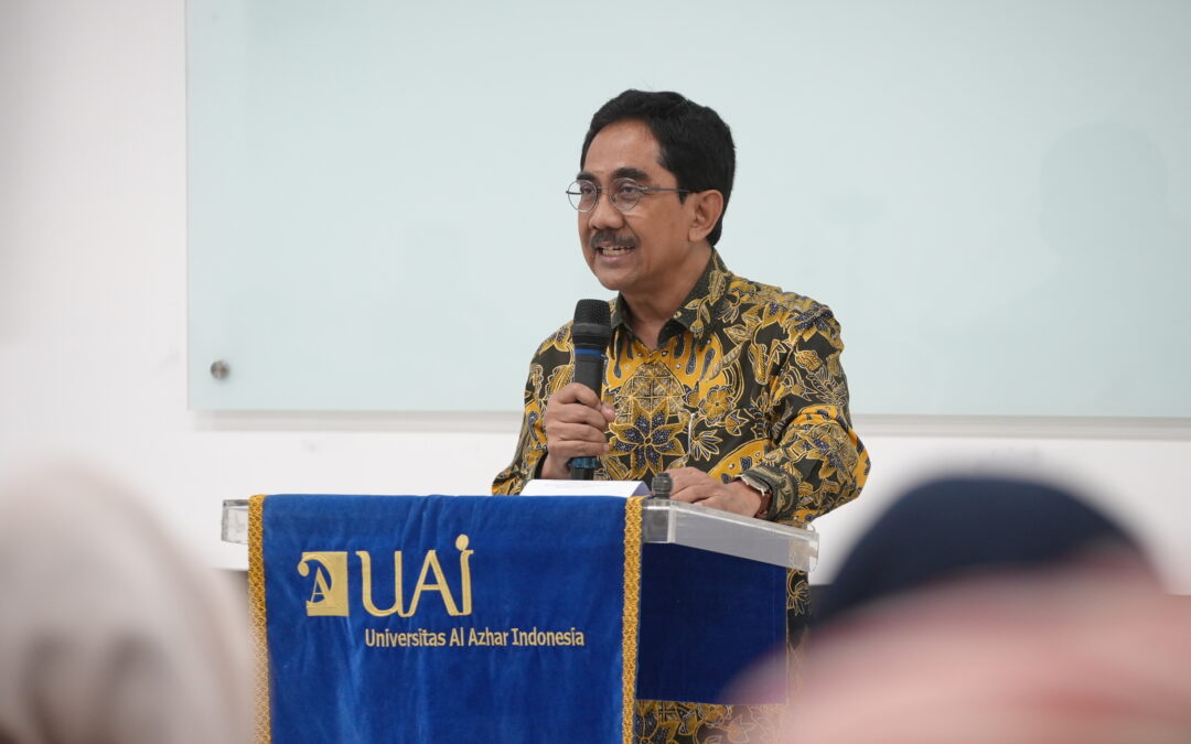 Rektor UAI Bongkar Tantangan GPR di Era AI dalam Kuliah Umum Magister Ilmu Komunikasi